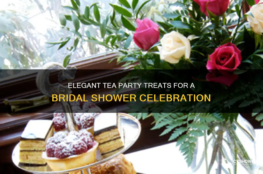 what to serve at a bridal shower tea party