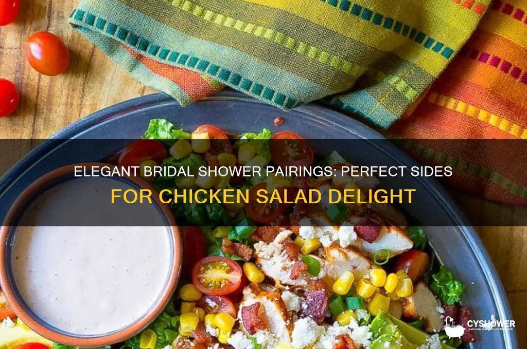 what to serve with chicken salad for bridal shower