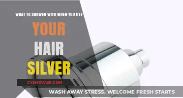 Shower Essentials for Maintaining Your Stunning Silver Hair Dye