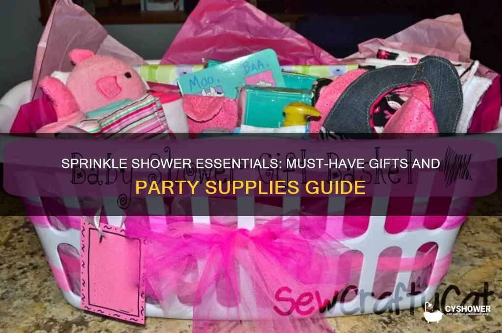 what to take to a sprinkle shower
