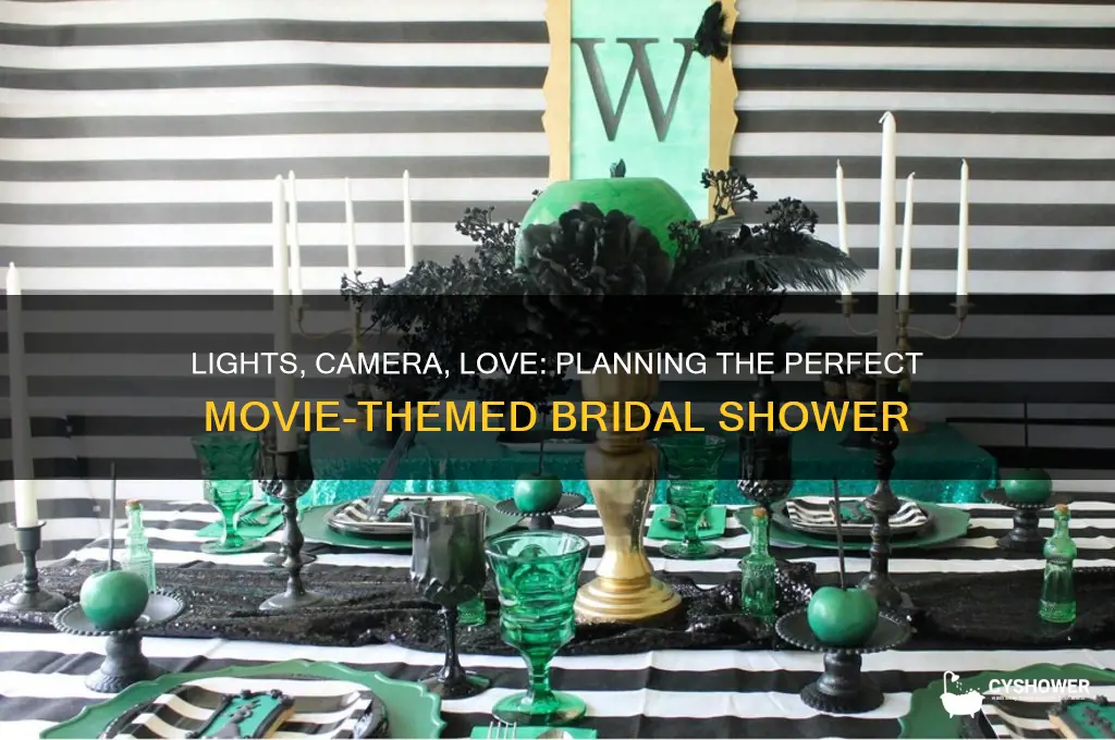 what to to a movie themed bridal shower