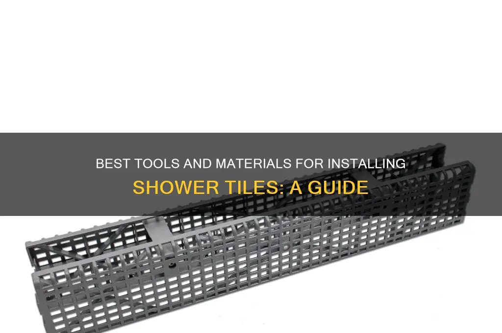 what to use to put up shower tiles