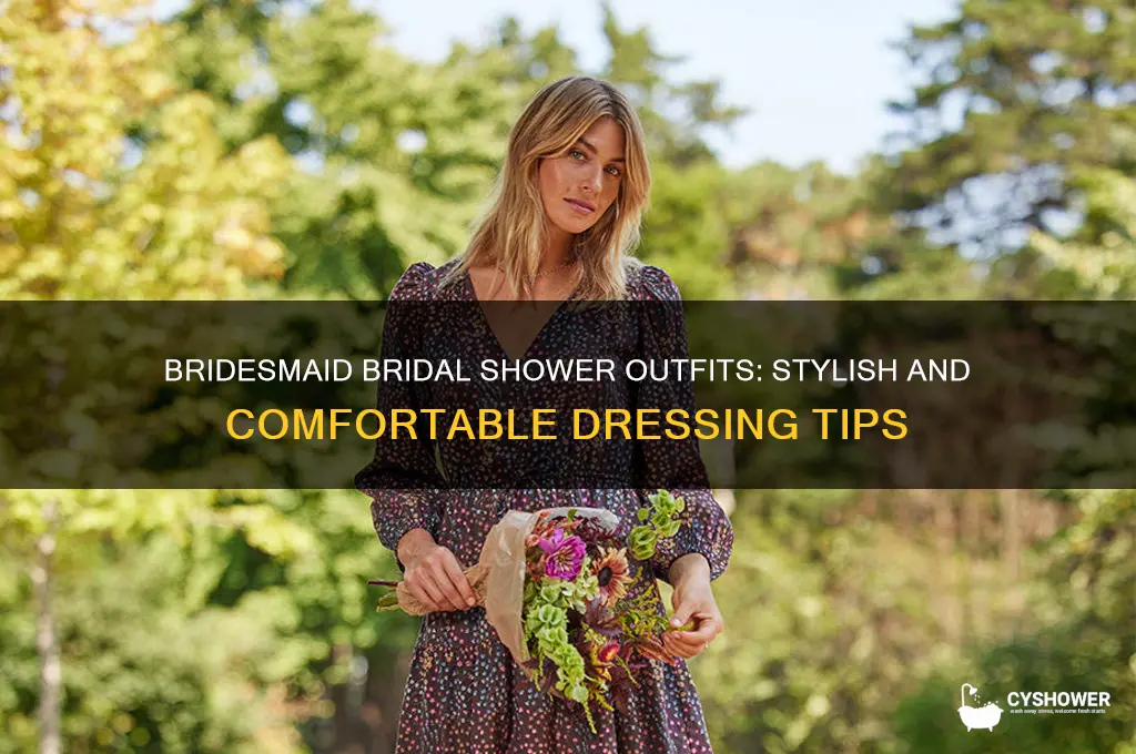 what to wear to a bridal shower as a bridesmaid