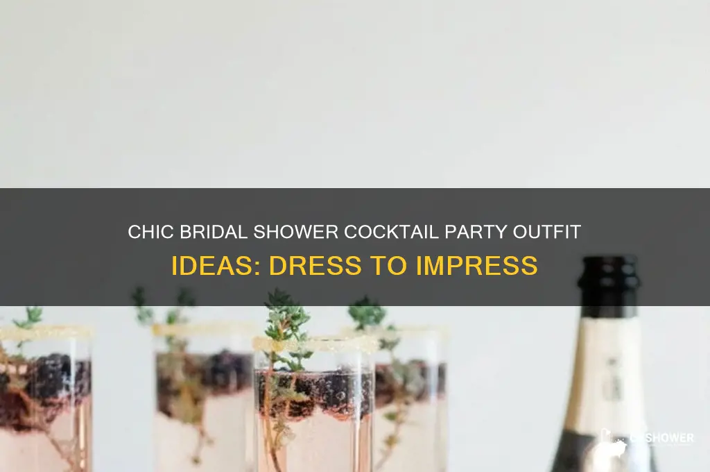 what to wear to a bridal shower coctail party