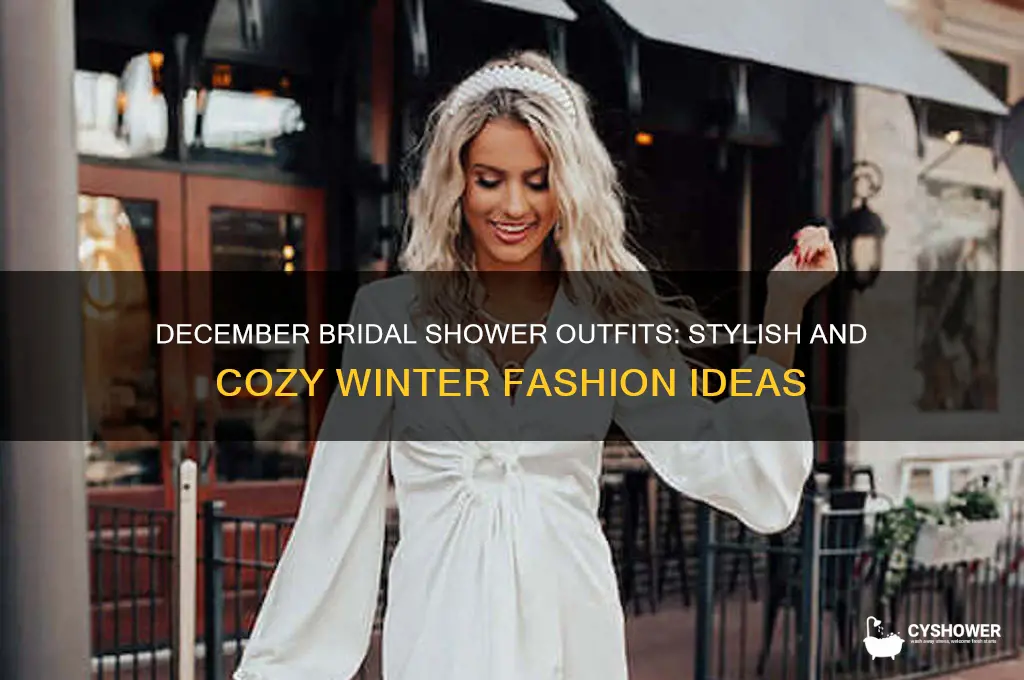 what to wear to a bridal shower in december