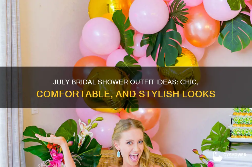 what to wear to a bridal shower in july