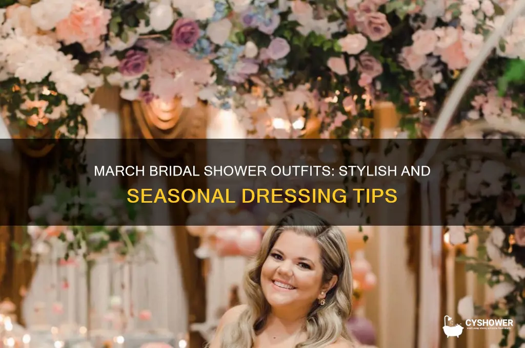 what to wear to a bridal shower in march