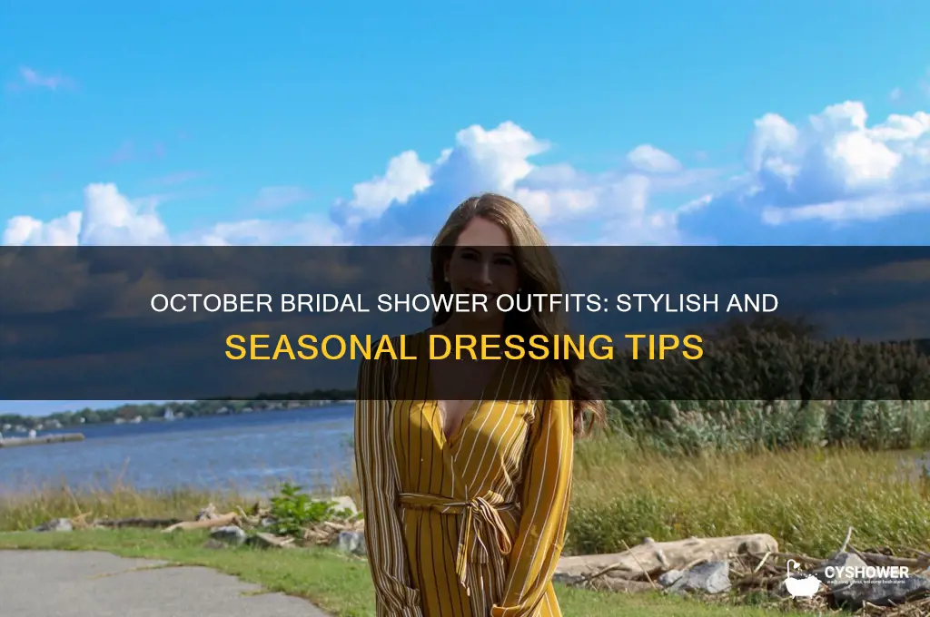 what to wear to a bridal shower in october