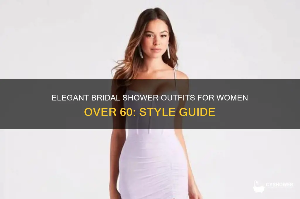 what to wear to a bridal shower over 60