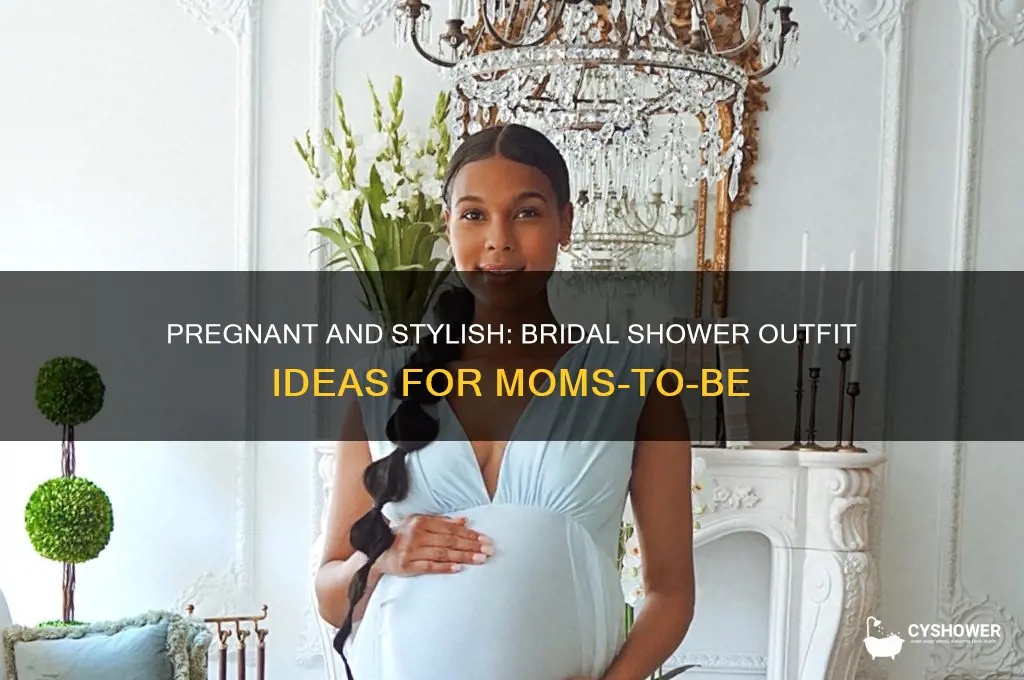 what to wear to a bridal shower when pregnant