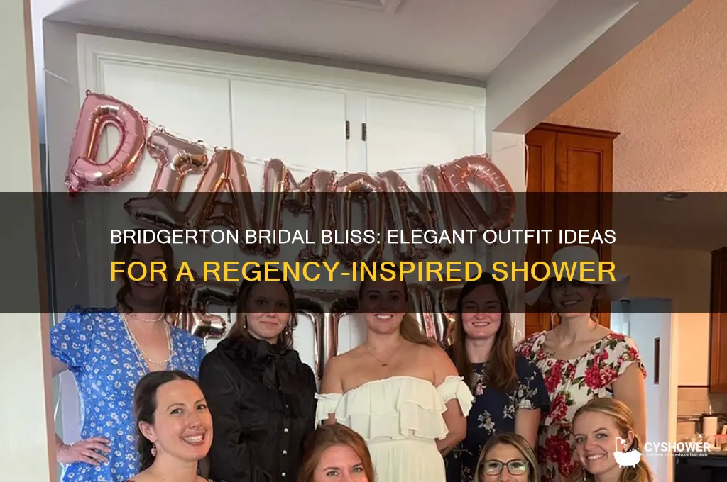 what to wear to a bridgerton themed bridal shower
