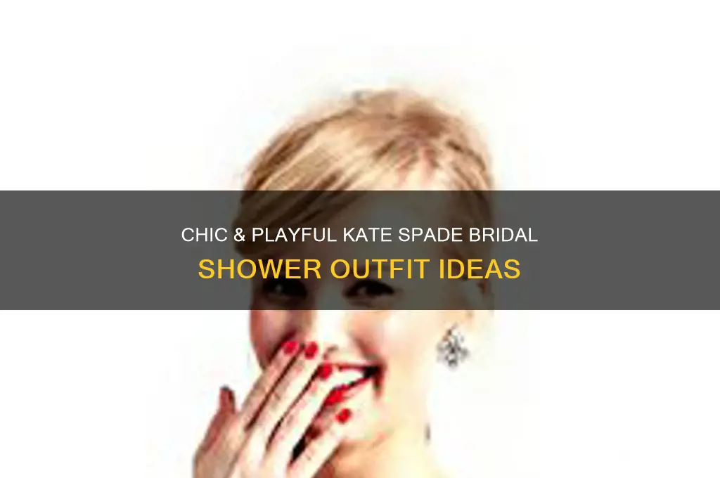 what to wear to a kate spade bridal shower