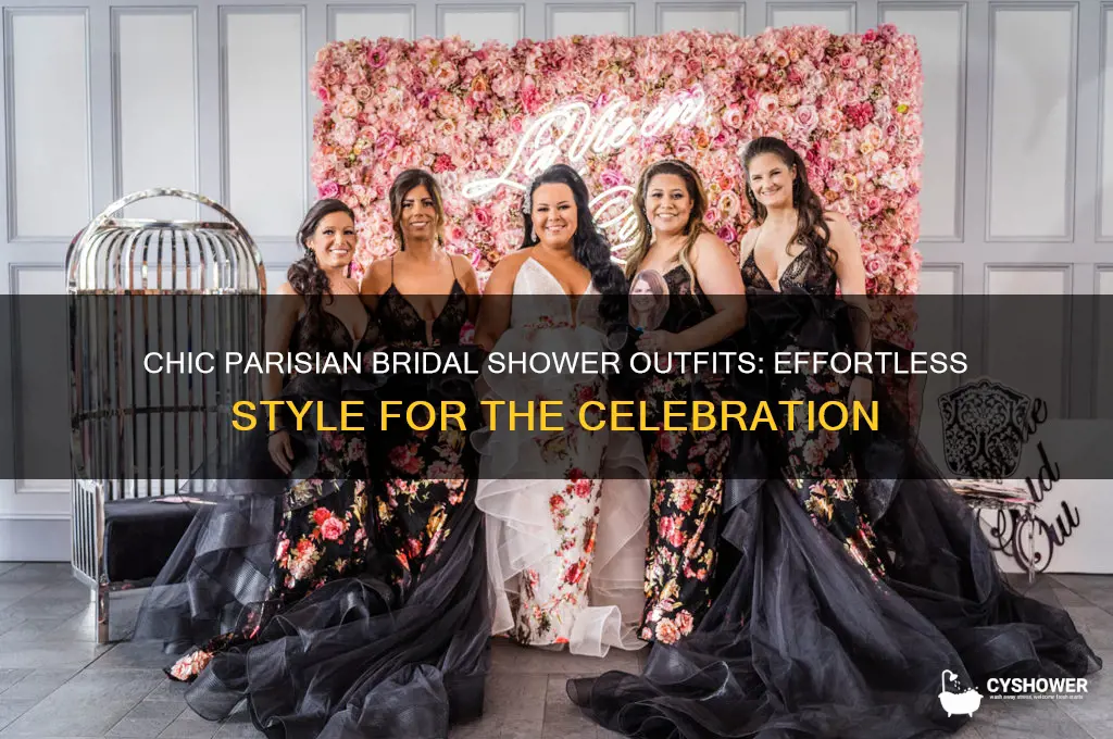 what to wear to a paris themed bridal shower