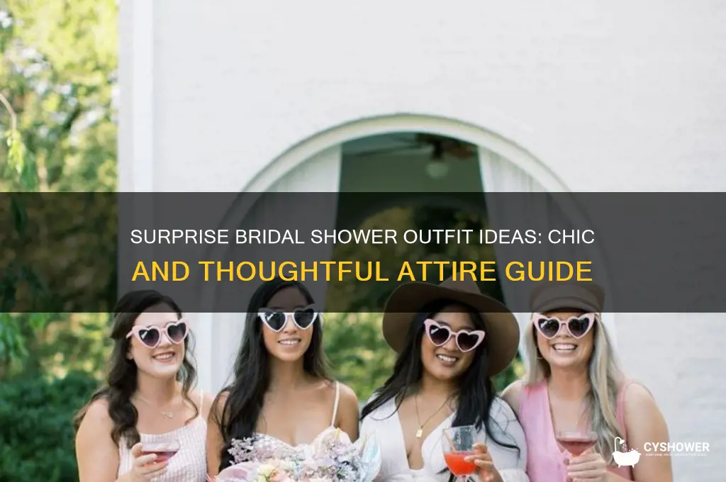 what to wear to a surprise bridal shower