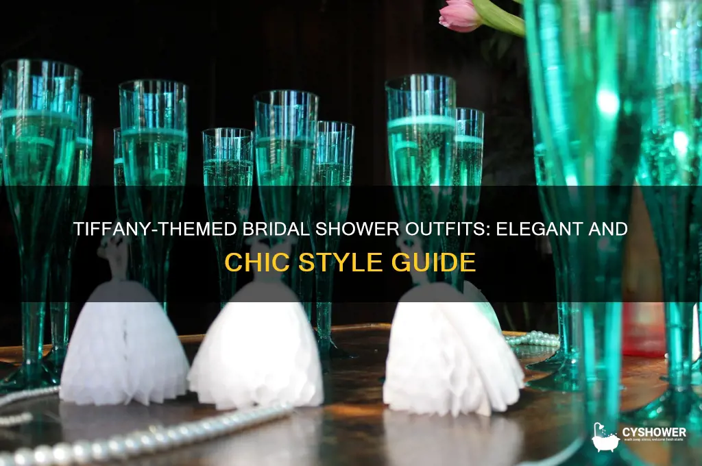 what to wear to a tiffany themed bridal shower