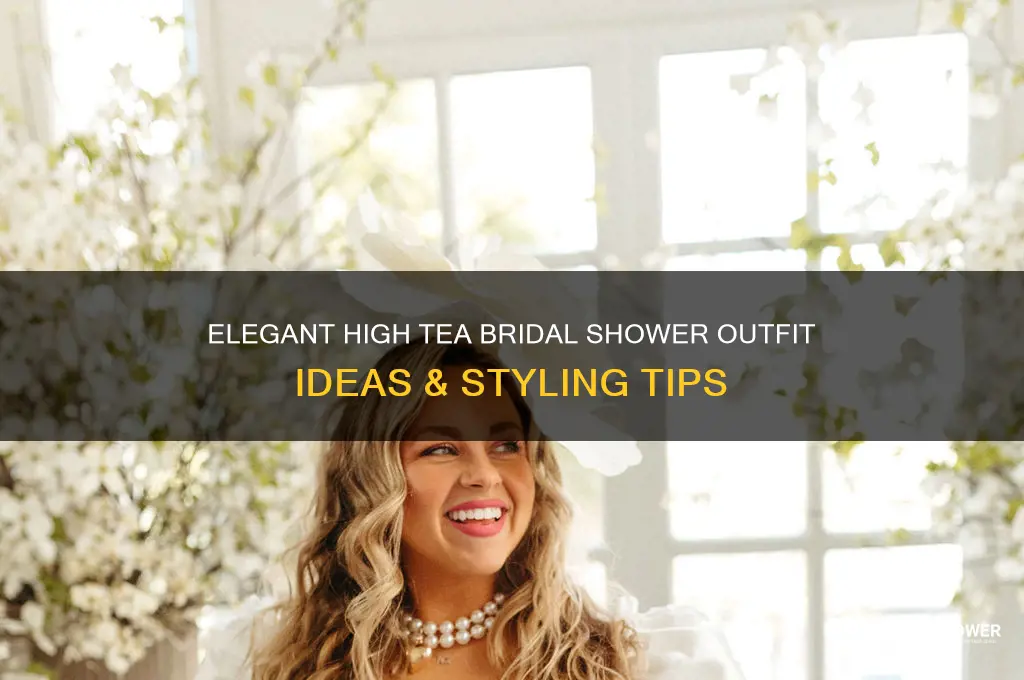what to wear to high tea bridal shower