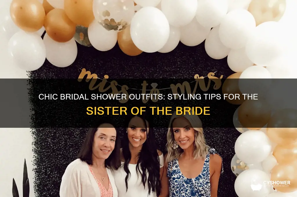 what to wear to my sisters bridal shower
