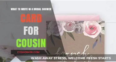 Heartfelt Bridal Shower Card Messages for Your Cousin's Special Day
