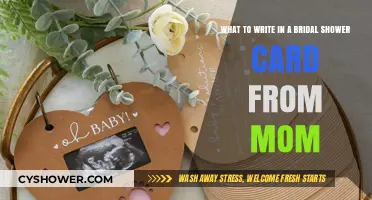 Heartfelt Bridal Shower Card Messages: A Mom's Guide to Perfect Wishes