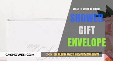 Thoughtful Bridal Shower Gift Envelope Messages: Tips and Ideas