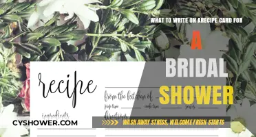 Crafting Perfect Recipe Cards for a Memorable Bridal Shower Gift