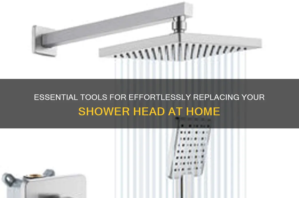 what tool do i need to change a shower head