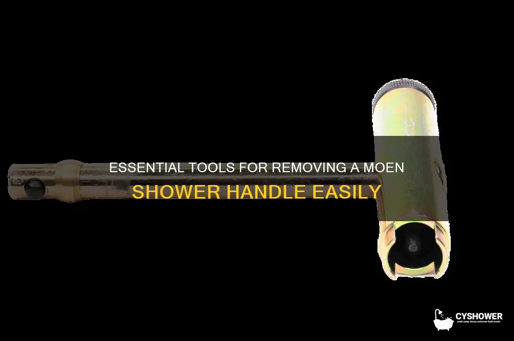 what tool do i need to remove moen shower handle