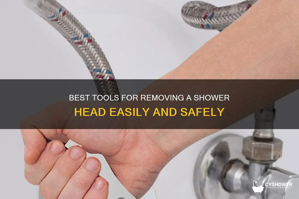 what tool to use to take off shower head
