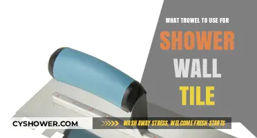 Choosing the Right Trowel for Shower Wall Tile Installation