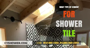 Choosing the Right Cement for Shower Tile Installation: A Guide