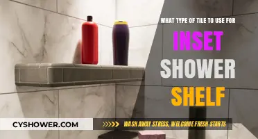 Best Tile Options for Stylish and Functional Inset Shower Shelves