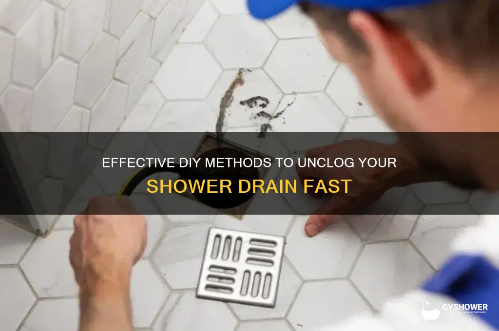 what unclogs a shower drain