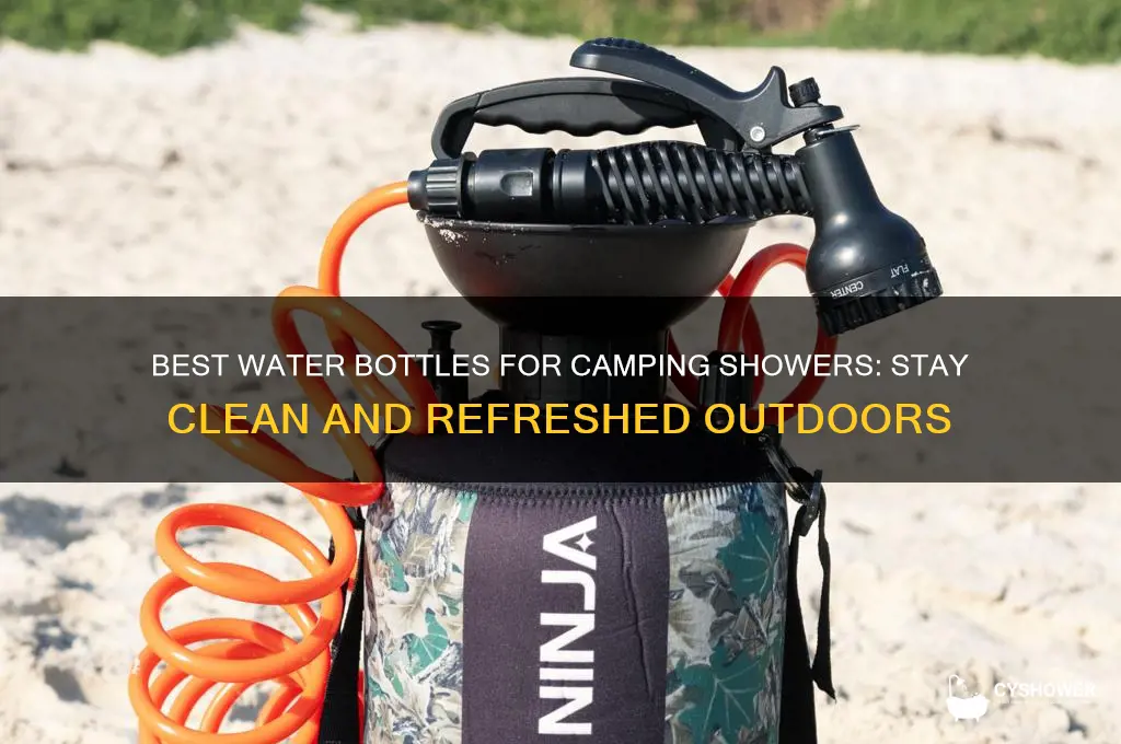 what water bottles for camping shower