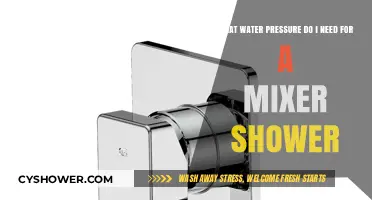 Choosing the Right Water Pressure for Your Mixer Shower: A Guide