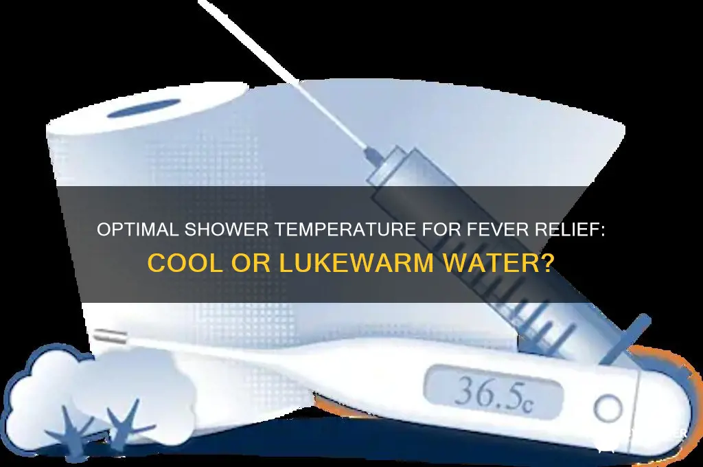 what water temperature shower for fever