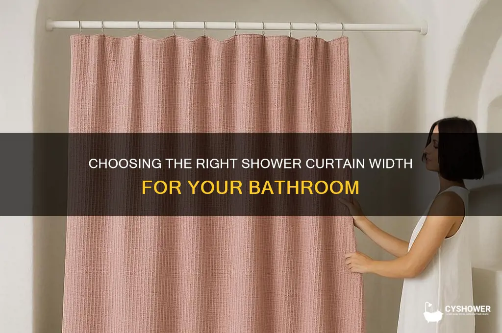 what width shower curtain do i need