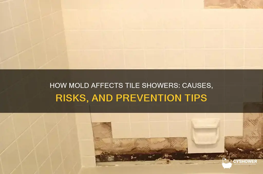 what will mold tile shower