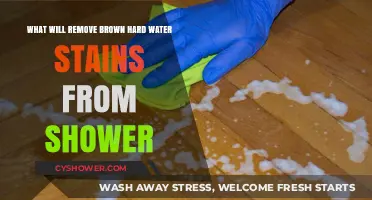 Effective Solutions to Remove Stubborn Brown Hard Water Stains from Showers