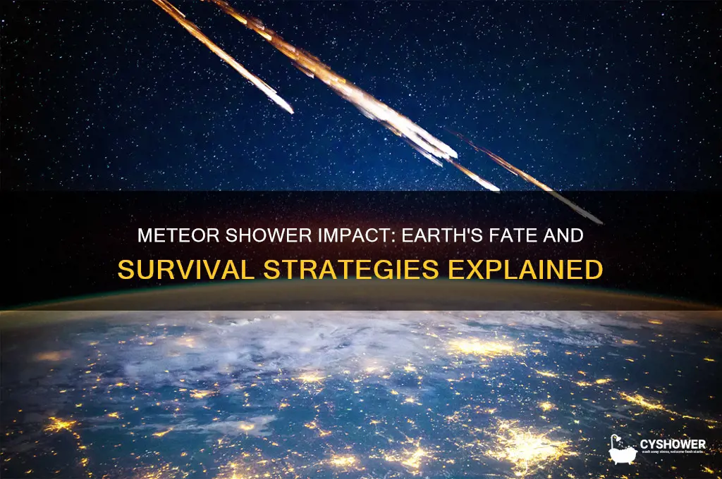 what would happen if a meteor shower hit earth