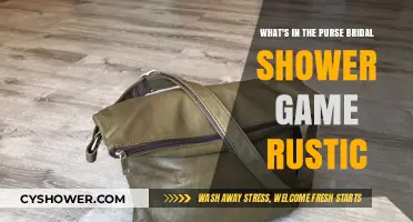 Rustic Bridal Shower Fun: What's in the Purse Game Ideas