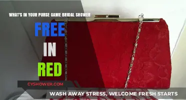 Red Bridal Shower Purse Game: Free Fun for Guests