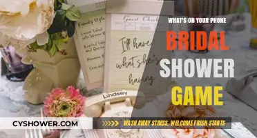 Fun Bridal Shower Game: What's on Your Phone Challenge Ideas