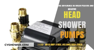 Positive vs. Negative Head Shower Pumps: Understanding the Key Differences