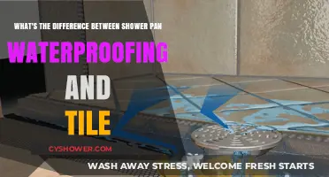 Shower Pan Waterproofing vs. Tile: Key Differences Explained