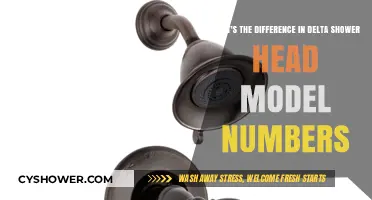 Delta Shower Head Models: Decoding the Differences in Numbers