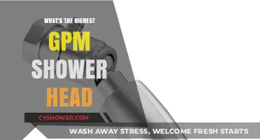 Discover the Highest GPM Shower Head for Maximum Water Flow