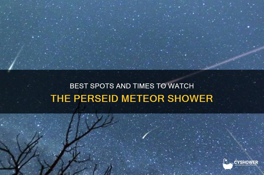 when and where to see perseid meteor shower