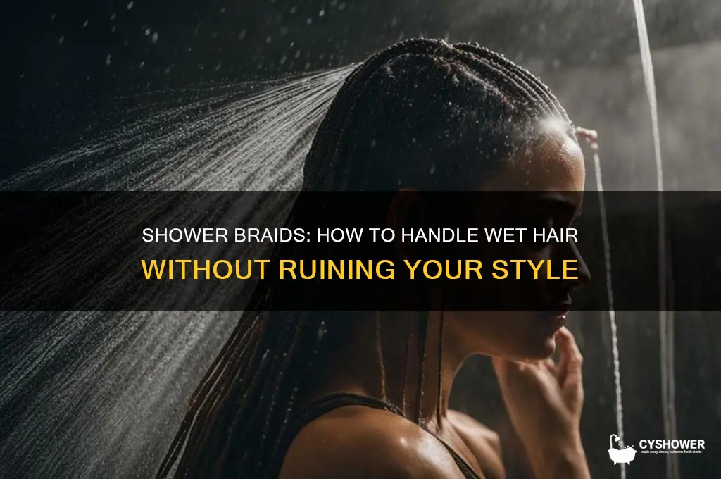 when braids get wet in shower