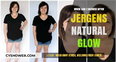 When Can You Shower After Using Jergens Natural Glow?