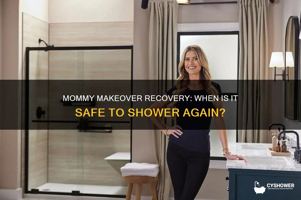 when can i shower after mommy makeover